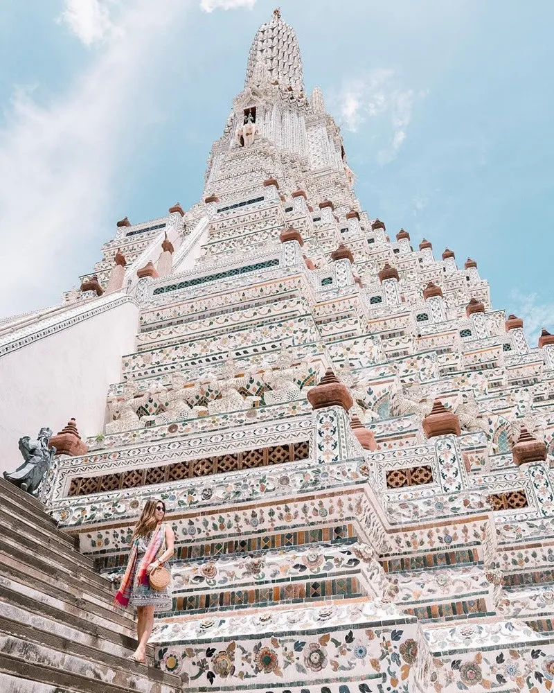 Ngất ngây trước kiến trúc độc đáo của chùa Wat Arun
