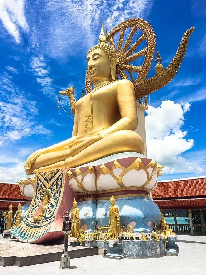 Đầu năm thăm đền Big Buddha và chiêm bái tượng đại Phật ở Koh Samui, Thái  Lan