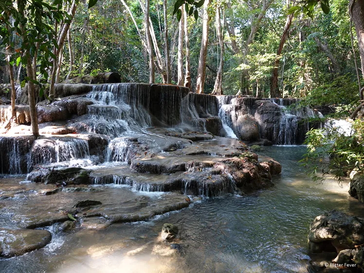 Huay Mae Khamin Waterfall, a stunning hidden gem near Kanchanaburi