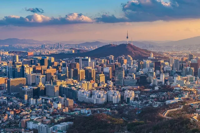 Thủ đô Seoul là nơi sầm uất nhất cua Hàn Quốc