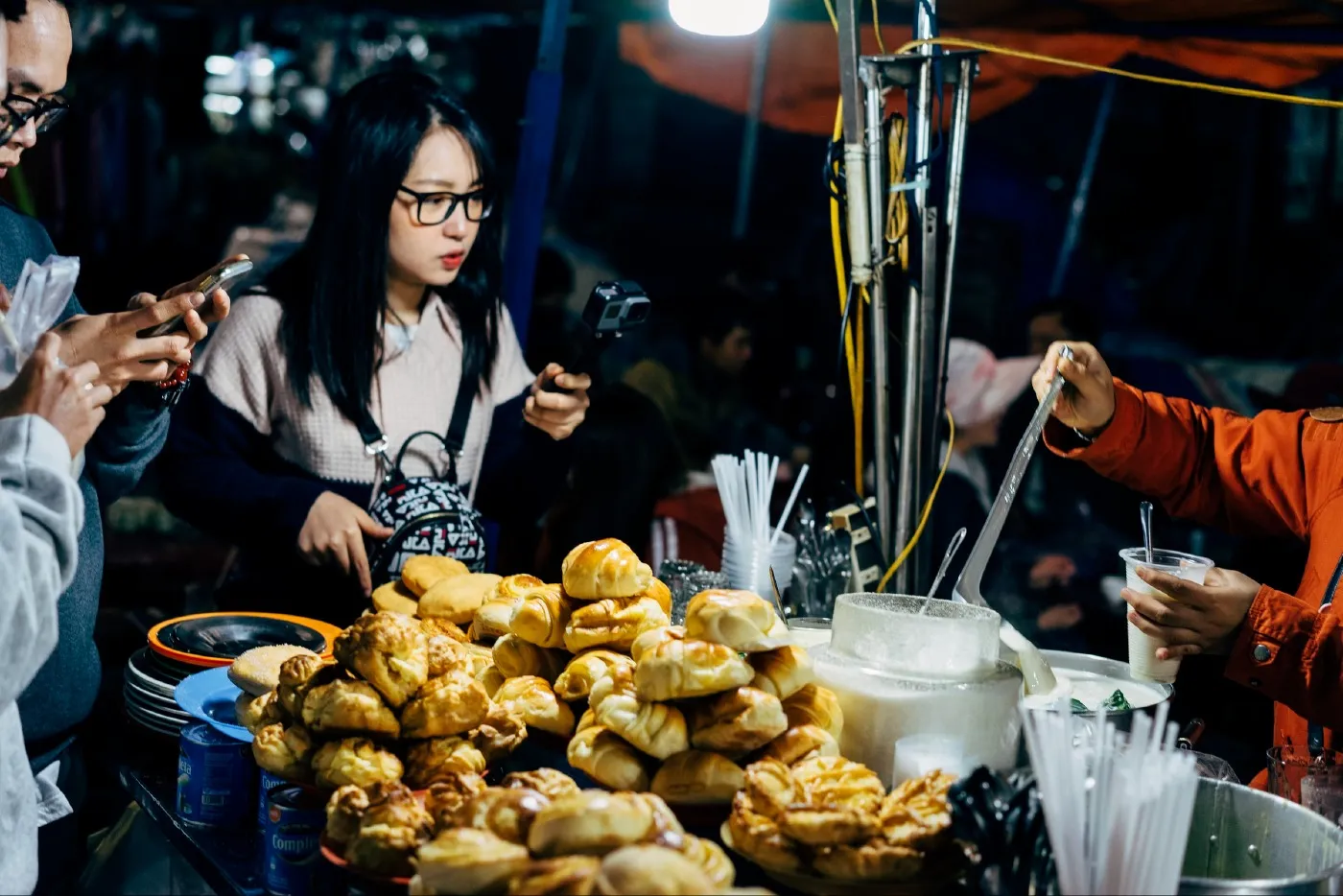 Enjoy a variety of street food day and night