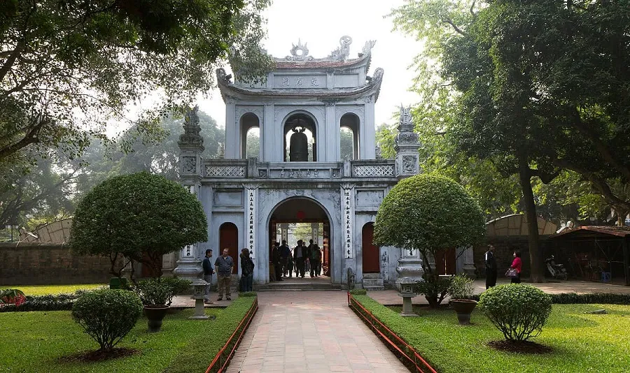 The Temple of Literature was the first school in Vietnam