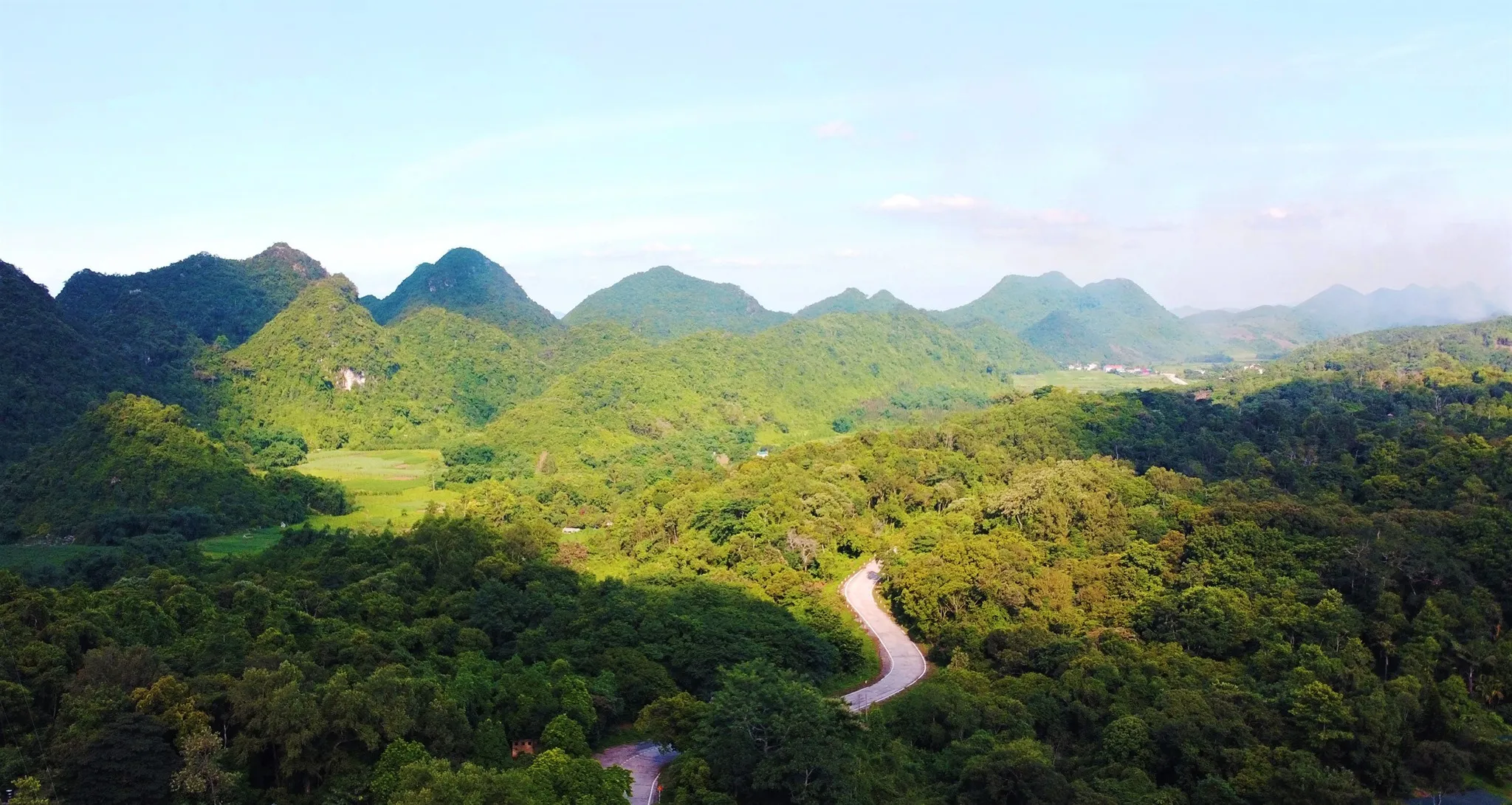 Cuc Phuong National Park viewed from above