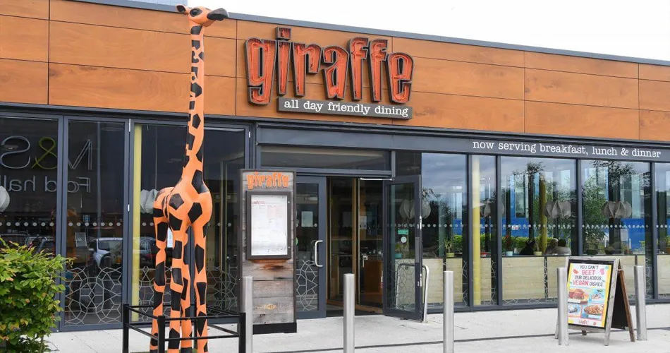 Giraffe seafood restaurant