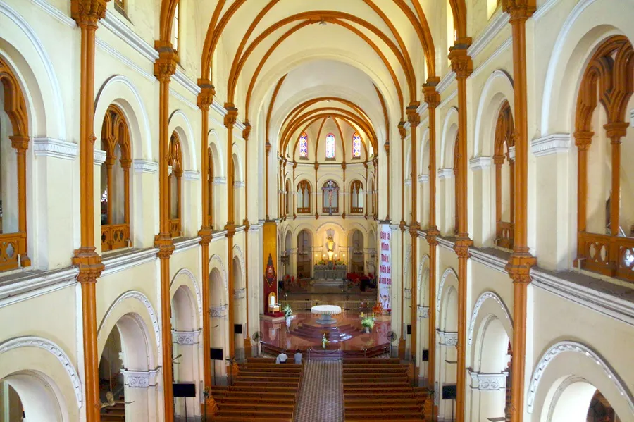 The cathedral in the church
