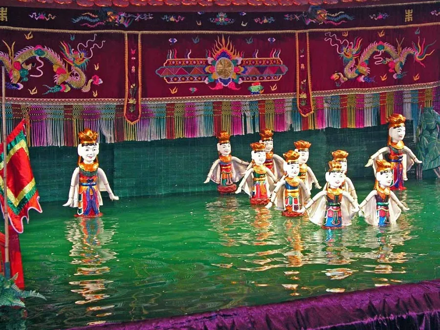 Water puppets have a brilliant yet mysterious beauty
