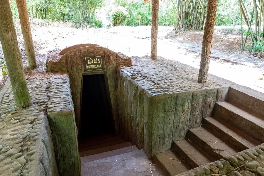 Gate number 5 at Cu Chi Tunnels
