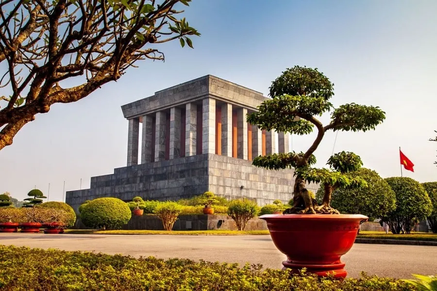Ho Chi Minh's Mausoleum is majestic and majestic