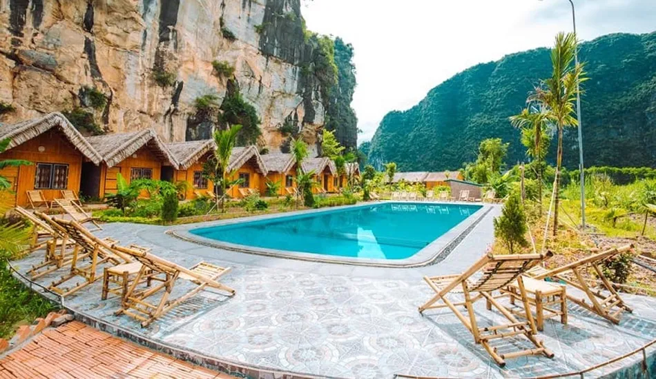 Landscape at Resort of Ninh Binh Vietnam
