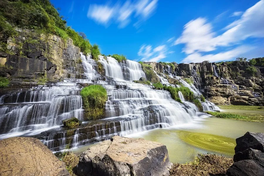 Majestic Pongour Waterfall
