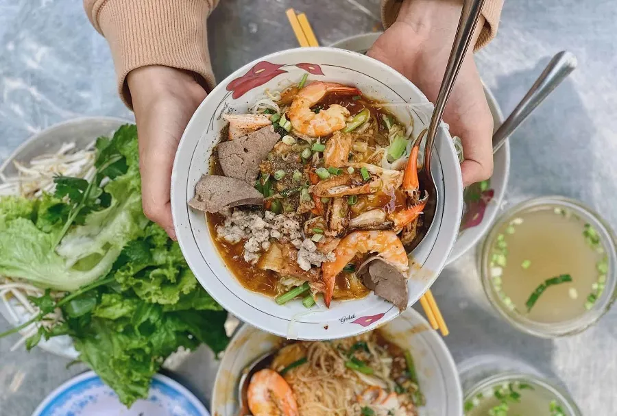 Nam Vang noodle soup is the perfect choice for breakfast

