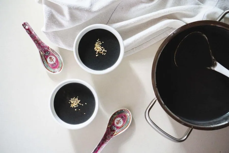 Black sesame tea is very good for health
