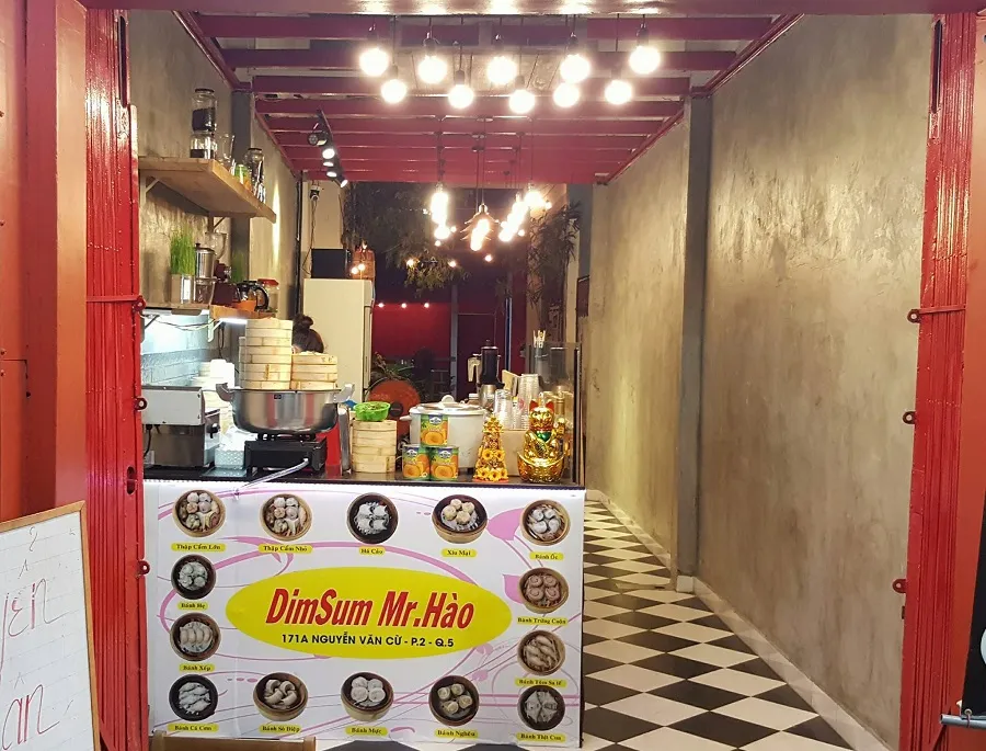 Dimsum Mr.Hào nổi tiếng với thực đơn đa dạng