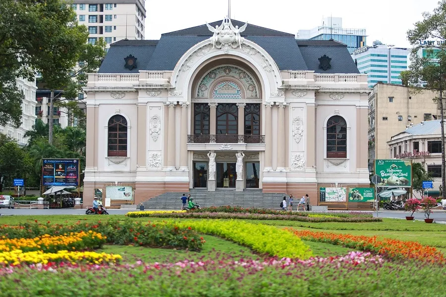 Ho Chi Minh City Theater is romantic and European
