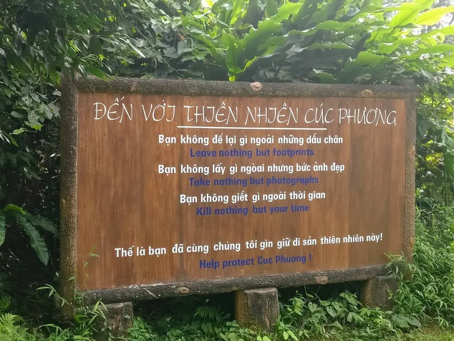 You should be fully equipped with personal items when visiting Cuc Phuong forest