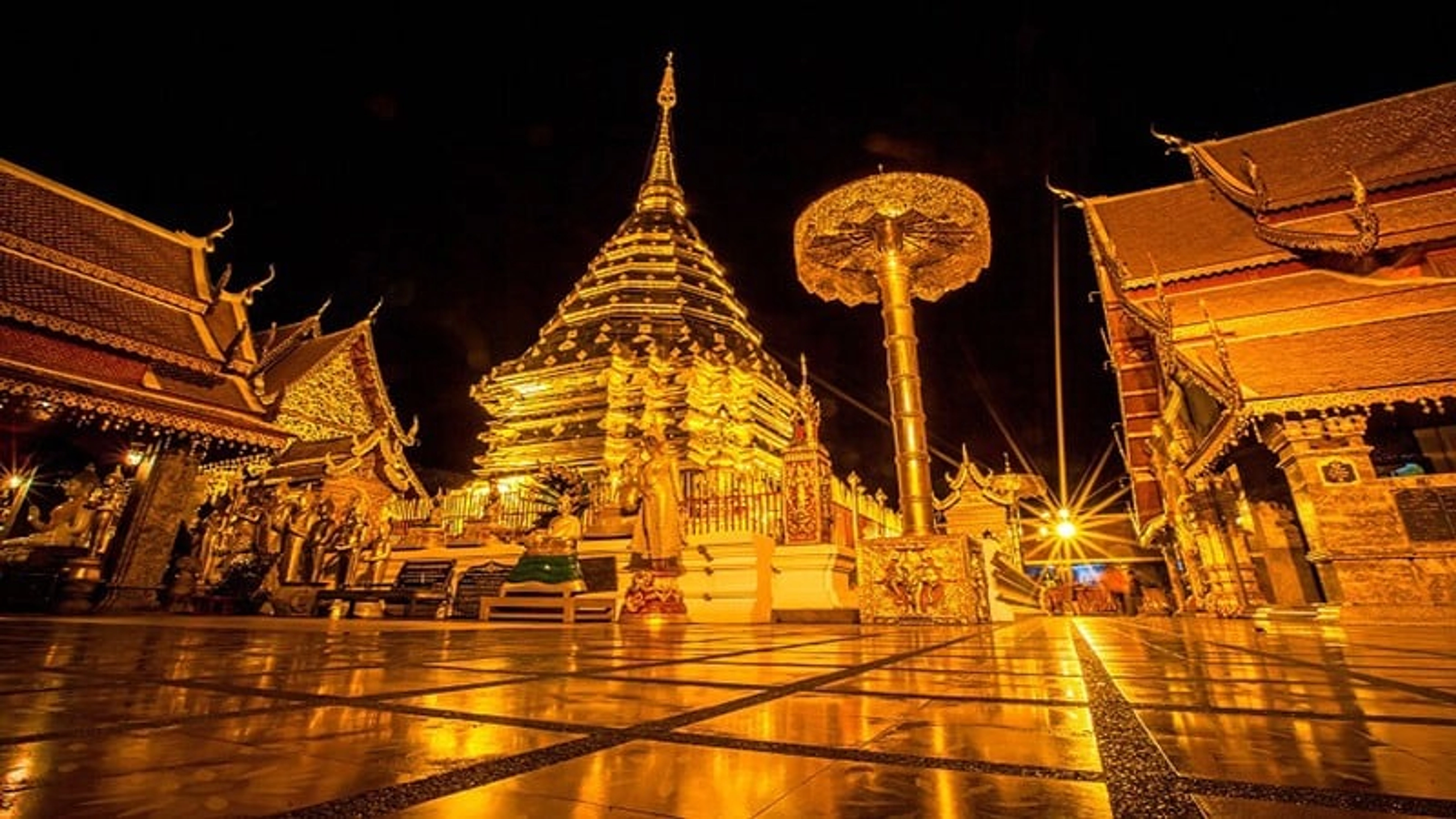 Wat Fang Min là một ngôi chùa nổi tiếng tại Chiang Rai, Thái Lan