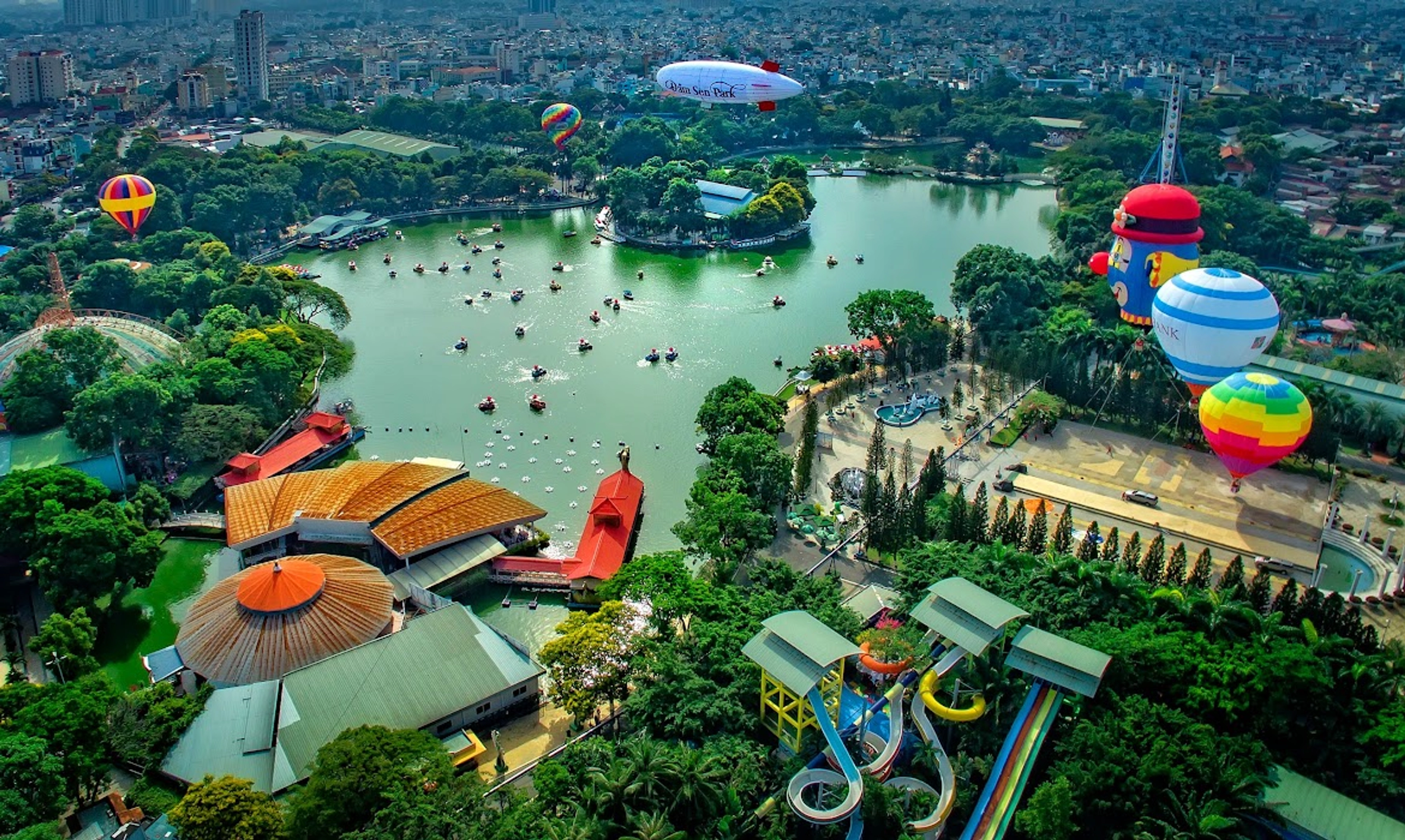 Dam Sen Kho - An entertainment destination not to be missed when coming to Saigon