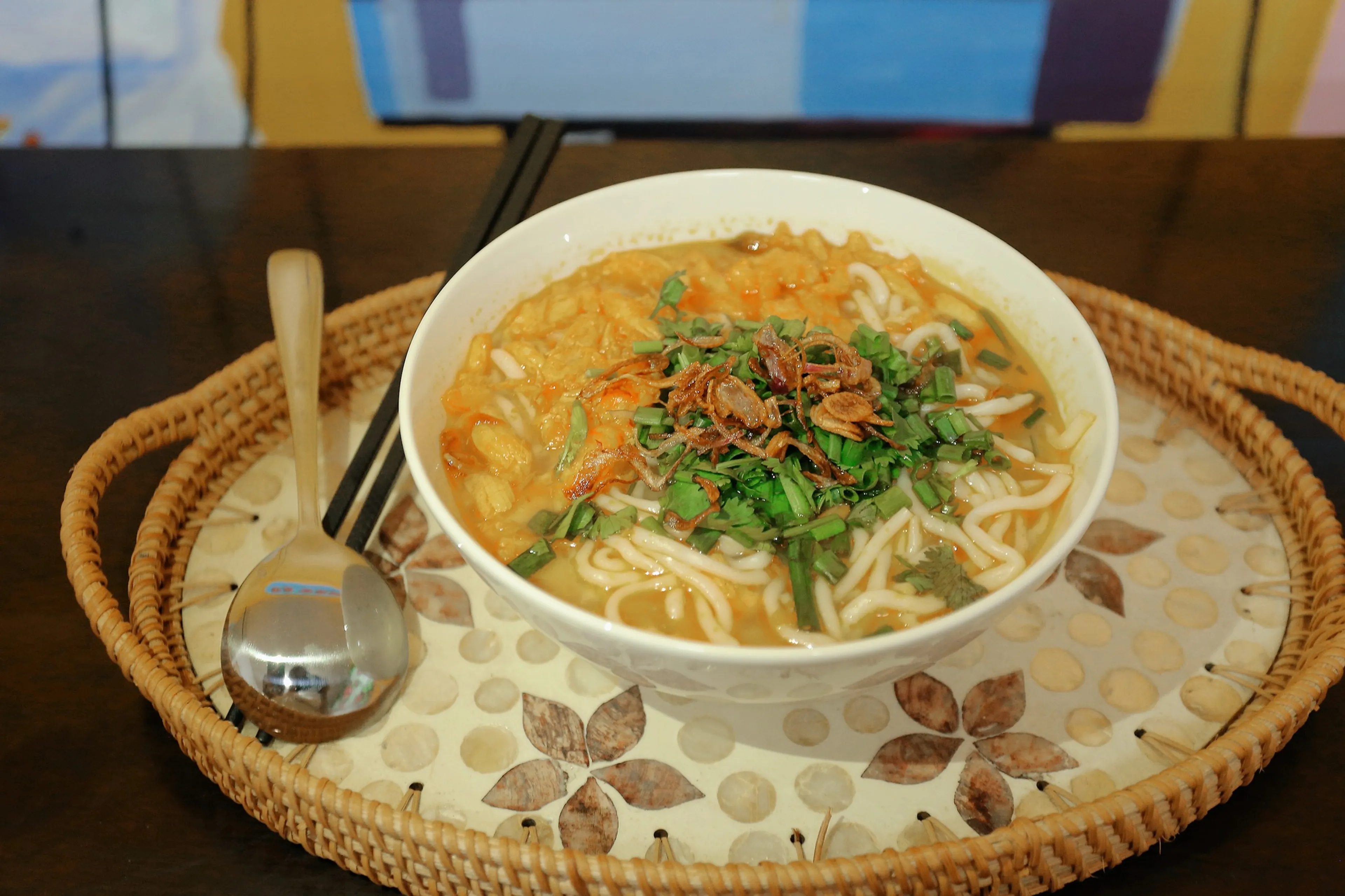 Some Da Nang rice noodle soup shops in Hanoi