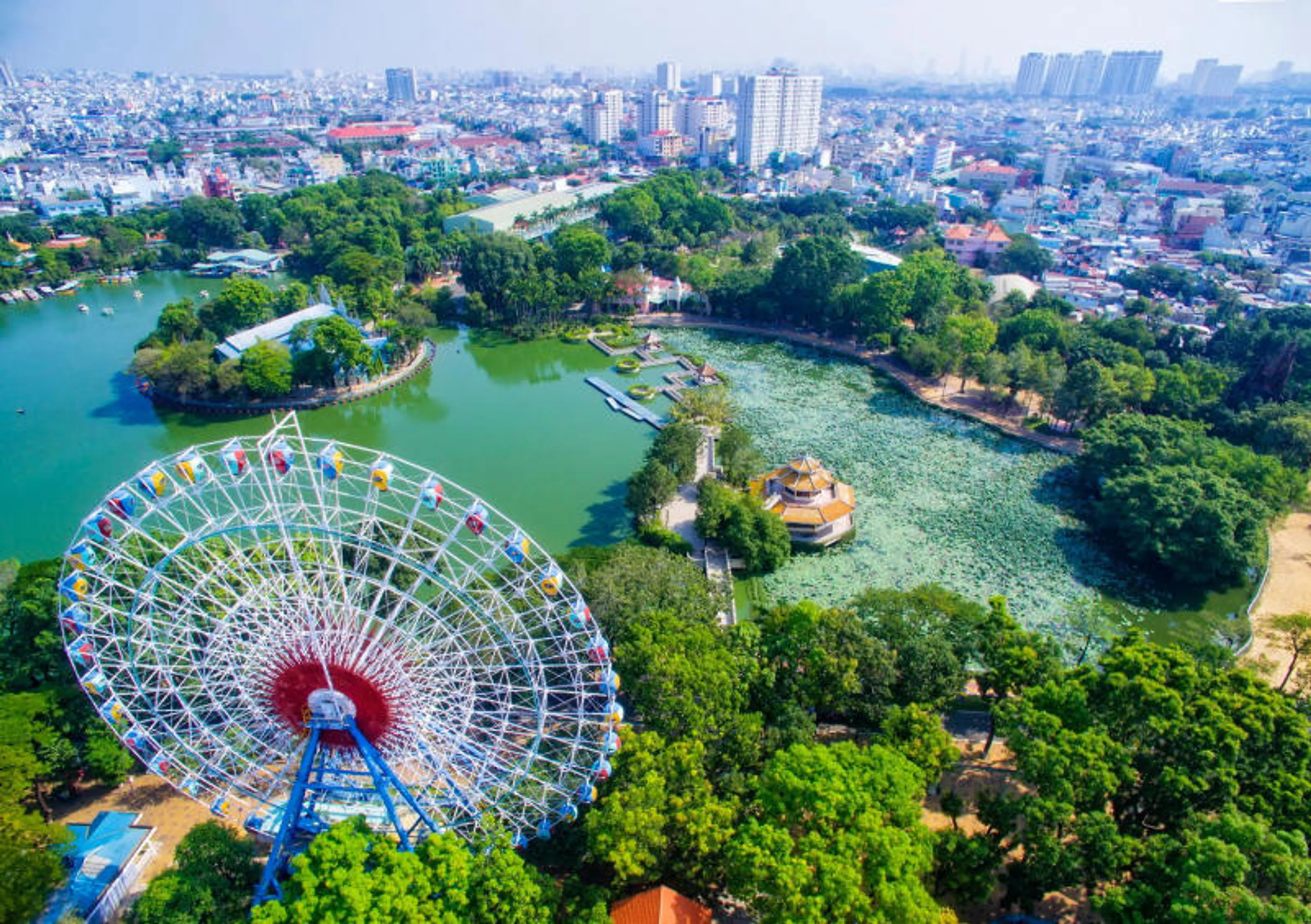 Dam Sen Kho - An entertainment destination not to be missed when coming to Saigon