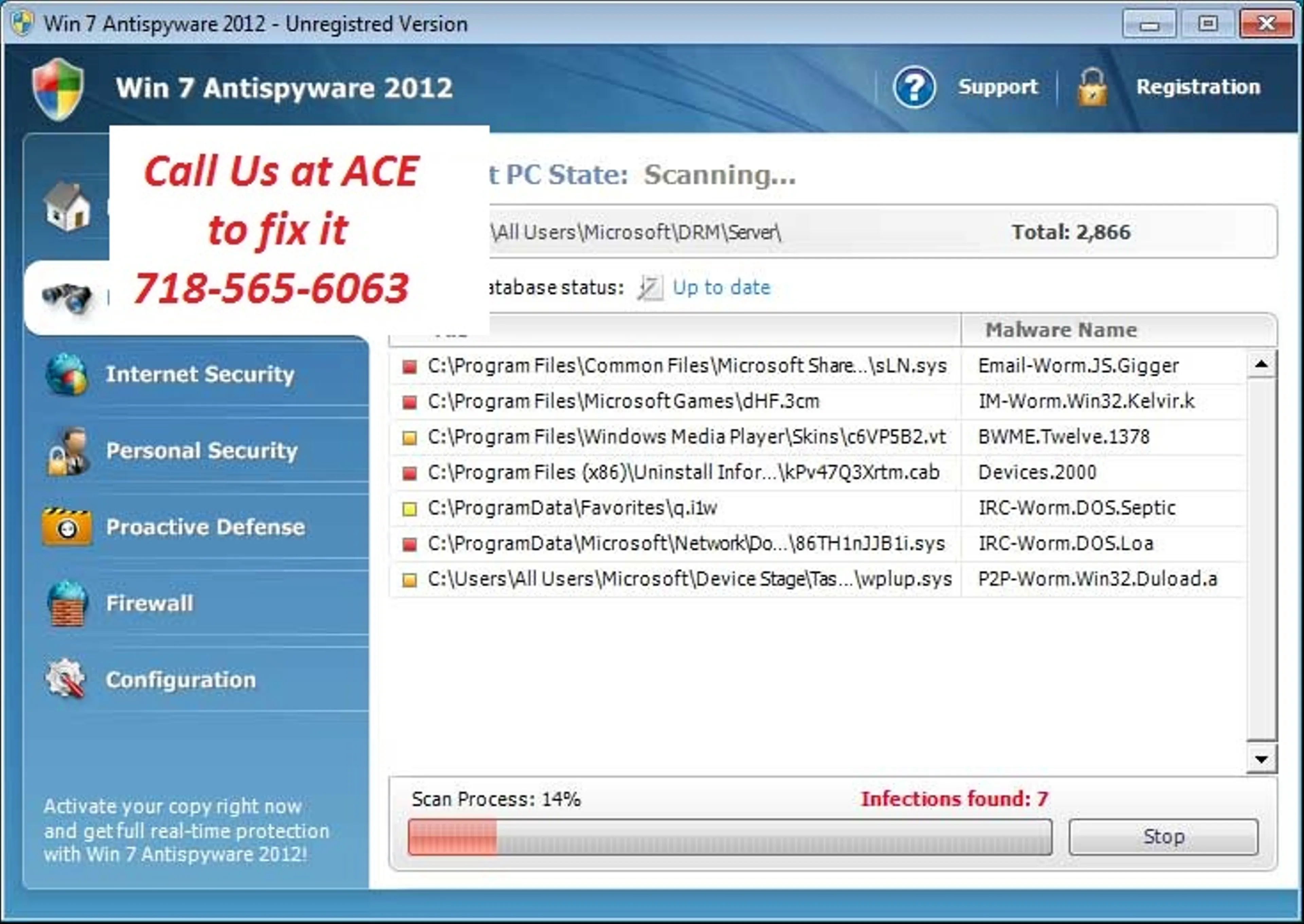 Win 7 Antispyware 2012 and Vista Antivirus 2012 name changing rogue