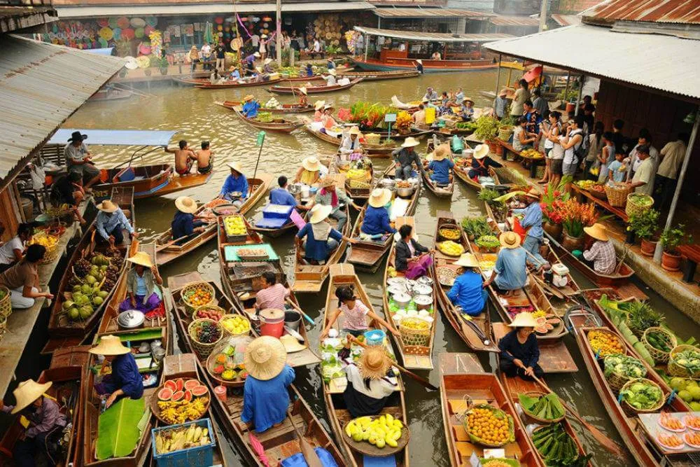 The Rich History and Cultural Significance of Floating Markets