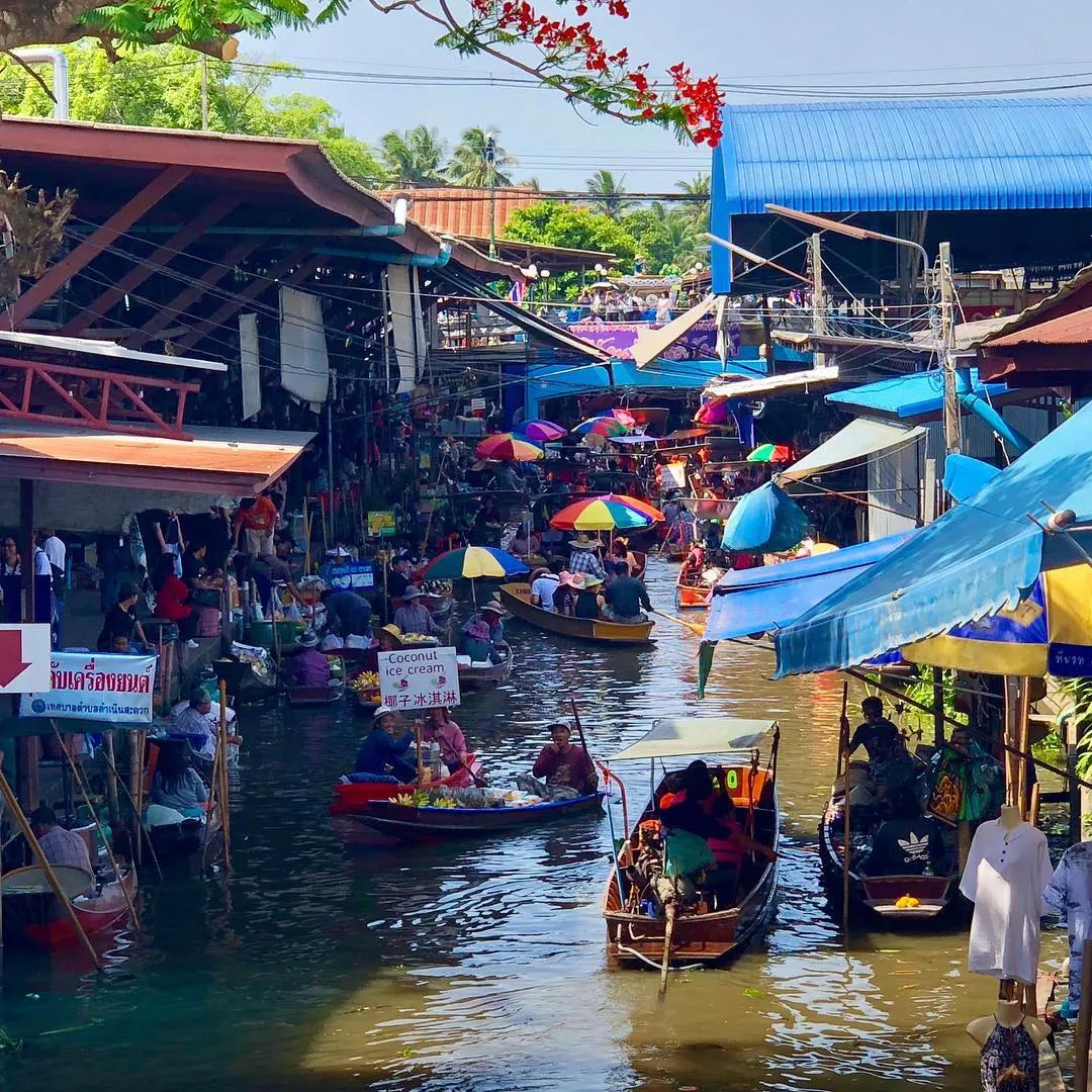 Chợ Nổi Damnoen Saduak Qua Ống Kính Nhiếp Ảnh