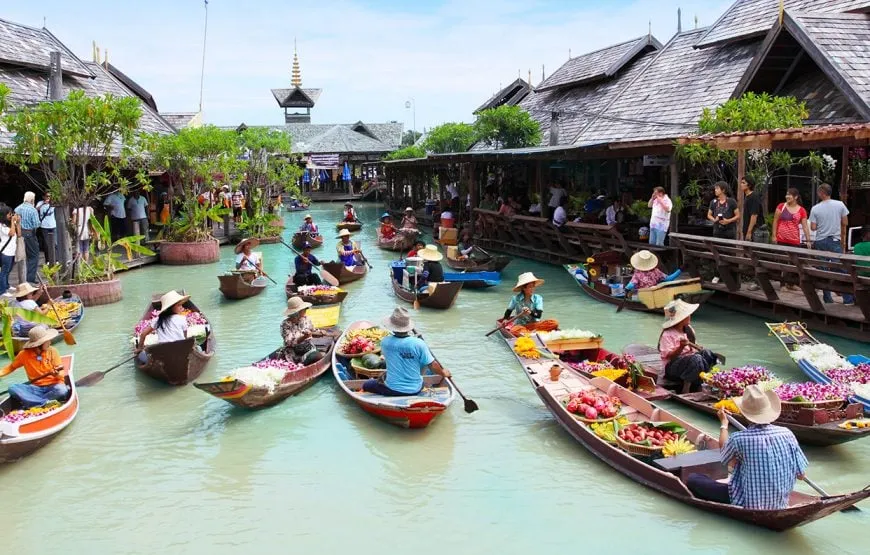 Cách di chuyển đến chợ nổi Damnoen Saduak
