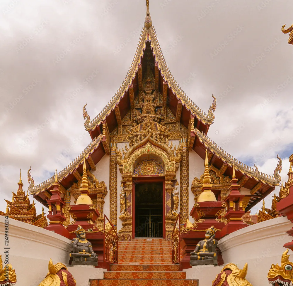 Wat Rajamontean also known as the Dragon Temple Stock Photo | Adobe Stock