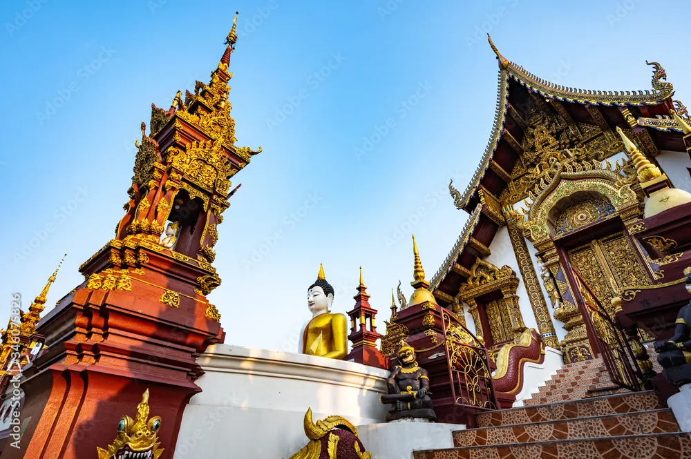 Wat Rajamontean or Rajamontean Temple in Chiang Mai Province Stock Photo | Adobe Stock