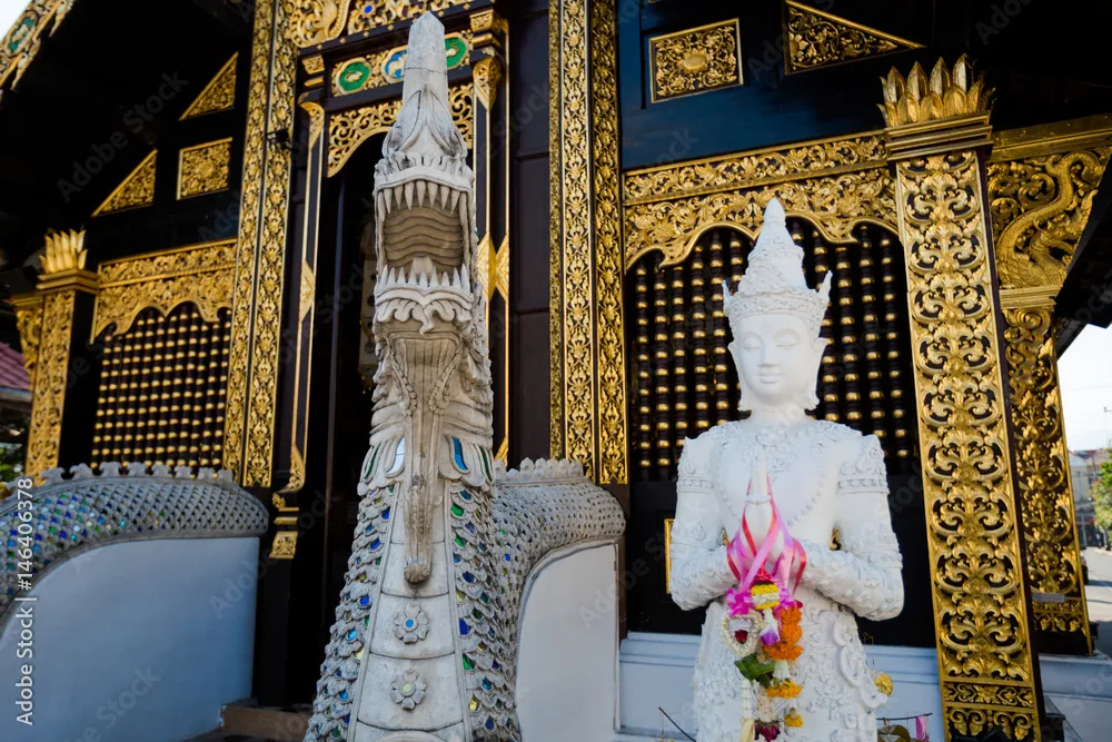 Wat Inthakhin Sadue Muang temple Stock Photo | Adobe Stock