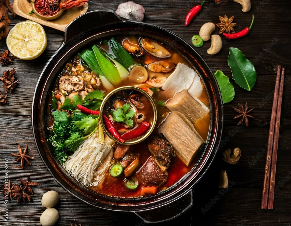 Traditional Sichuan Hot Pot Experience