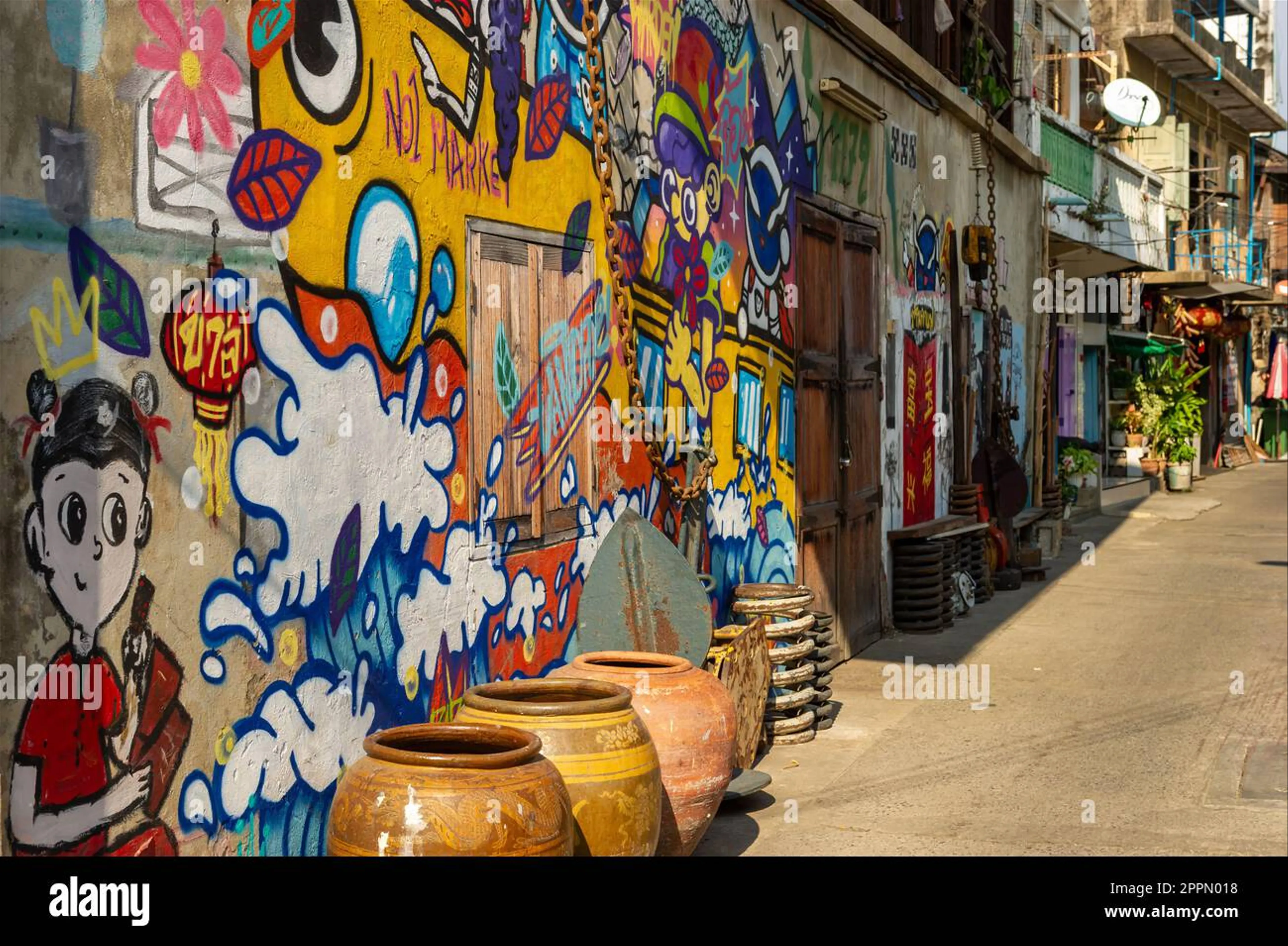 Uncovering Bangkok's Hidden Street Art in Talat Noi