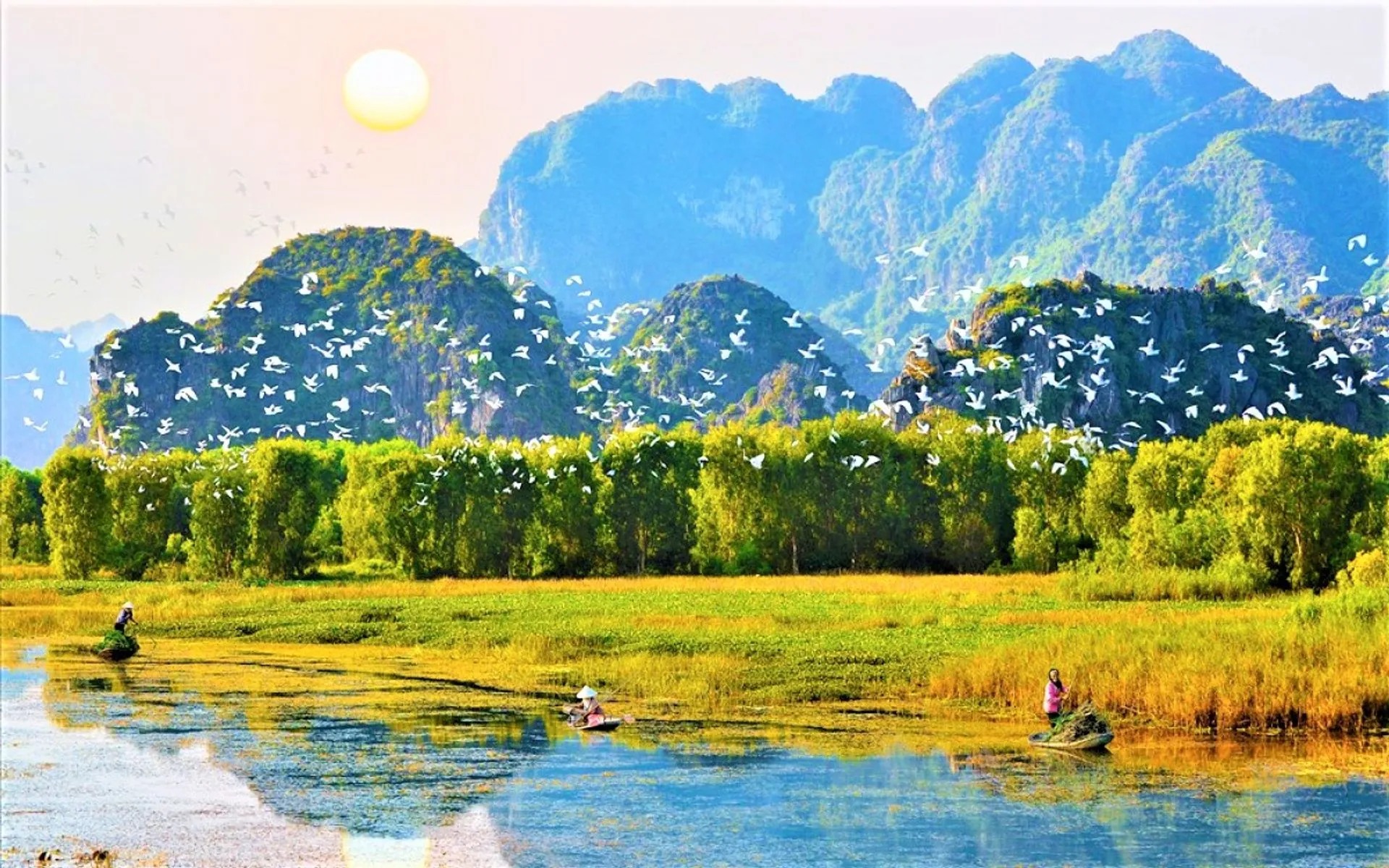 Hoạt động trải nghiệm tại Thung Nham