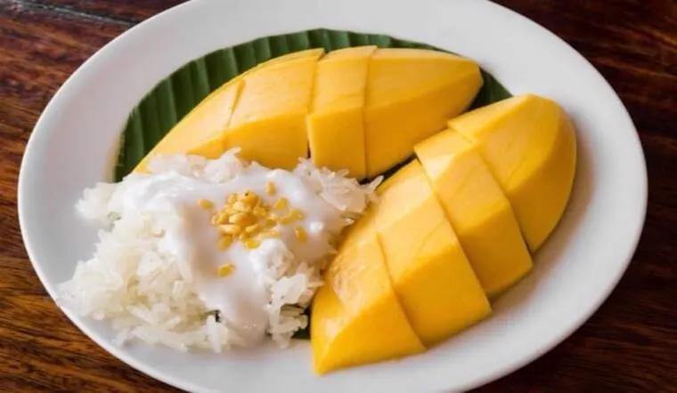 Món xôi xoài thơm ngon