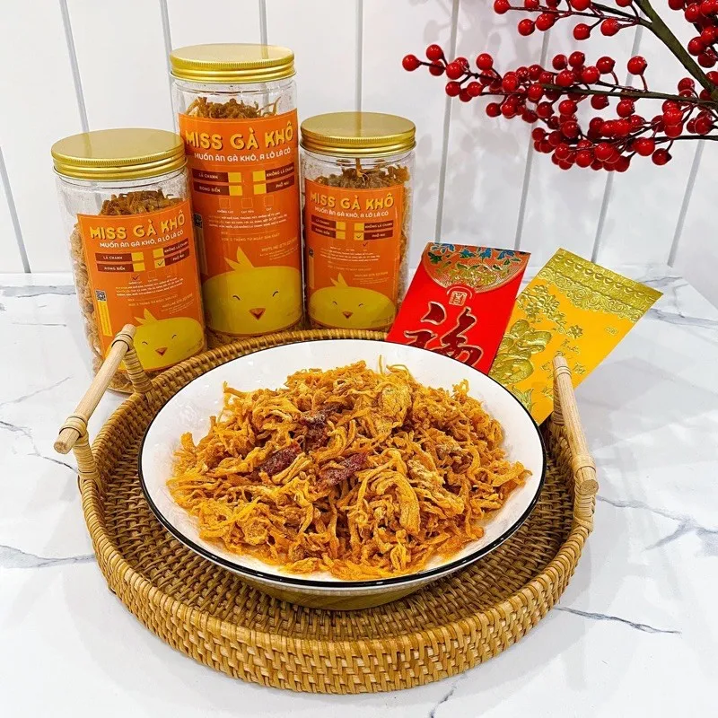 GÀ KHÔ PHO MAI - 300GR - Cay/Không cay - Miss gà khô | Shopee Việt Nam