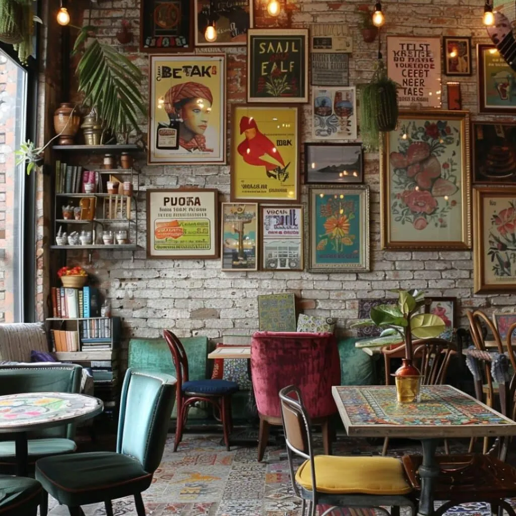 Eclectic Interiors: Café Design and Atmosphere