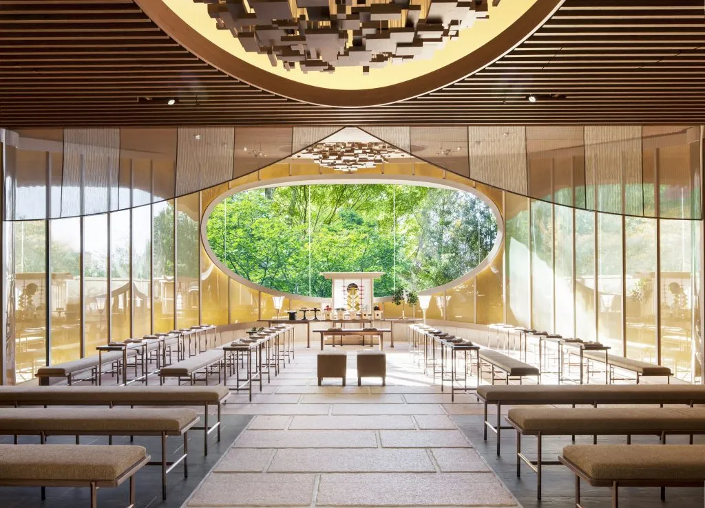 Traditional Japanese Architecture Meets Modern Art