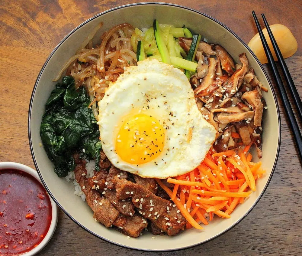 Traditional vs. Modern Bibimbap