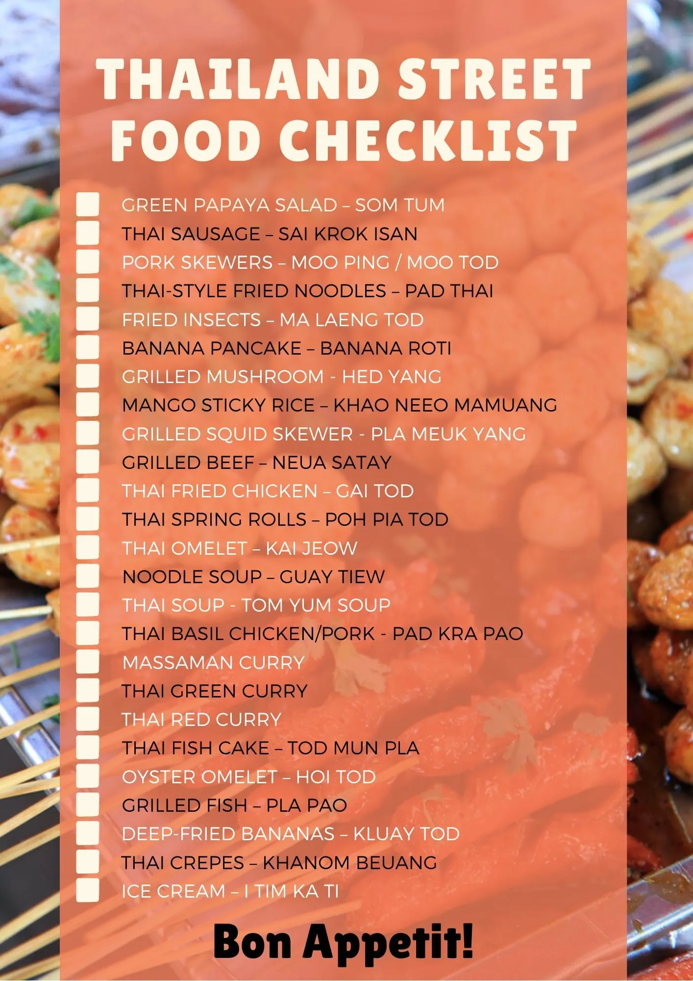 Must-Try Dishes: A Guide to Iconic Thai Street Foods