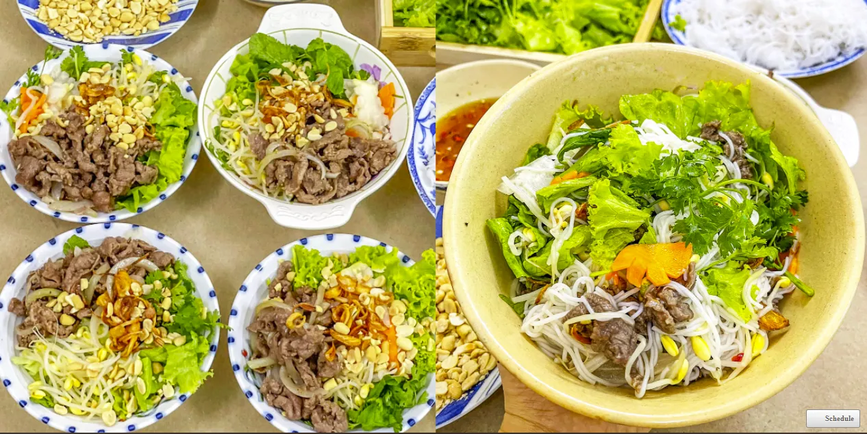Bún trộn Bình Thuận