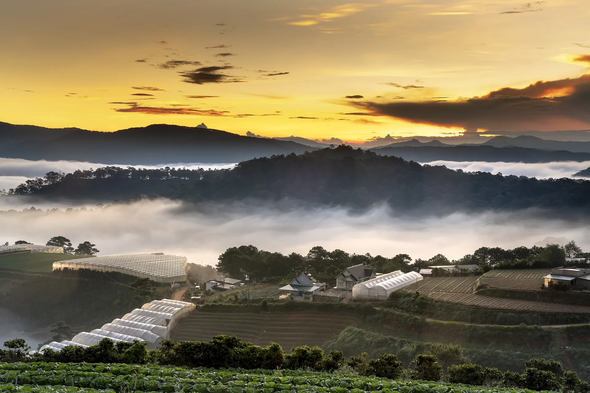 View of Da Phu Hill
