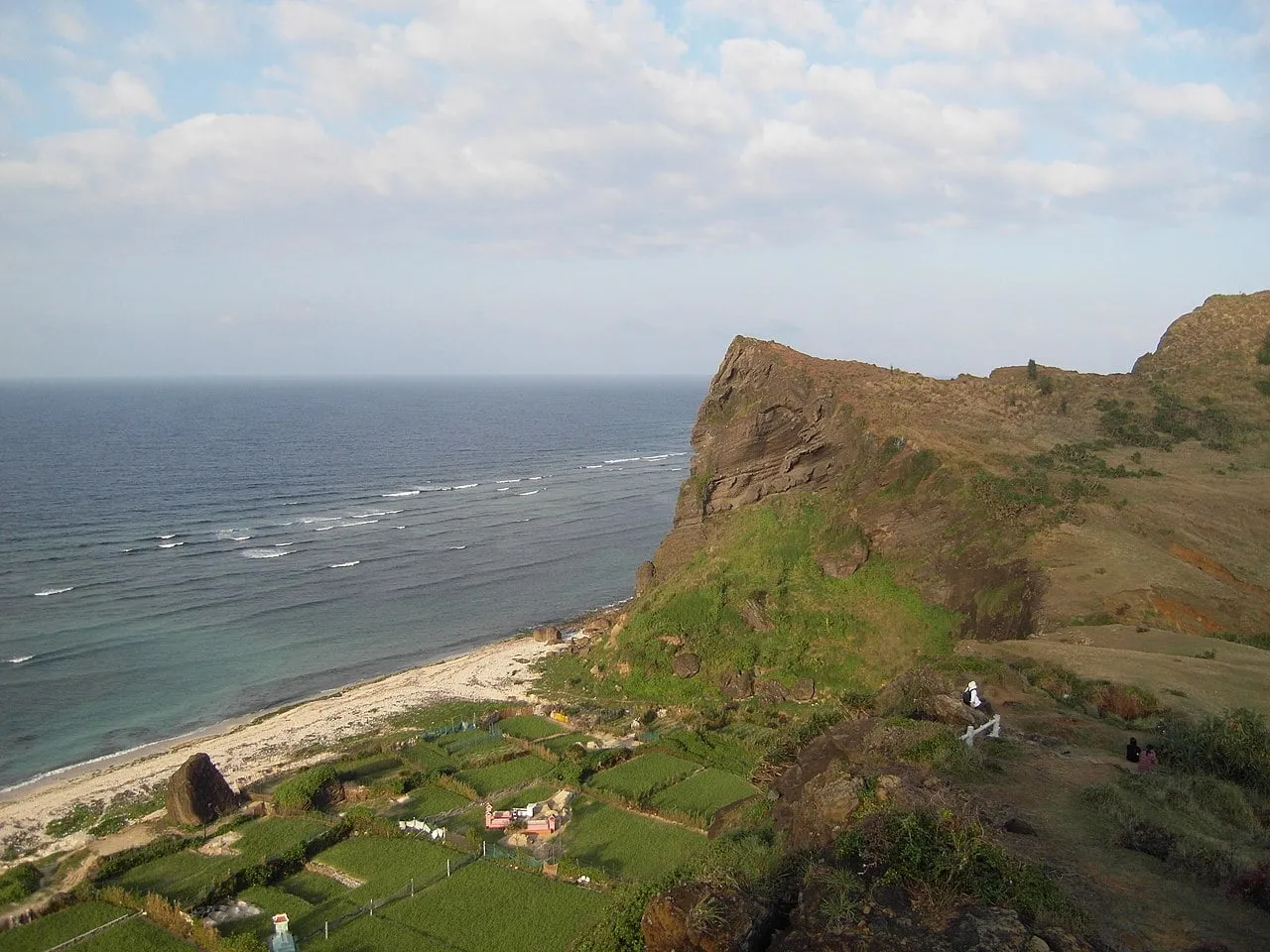 cliffs on ly son island