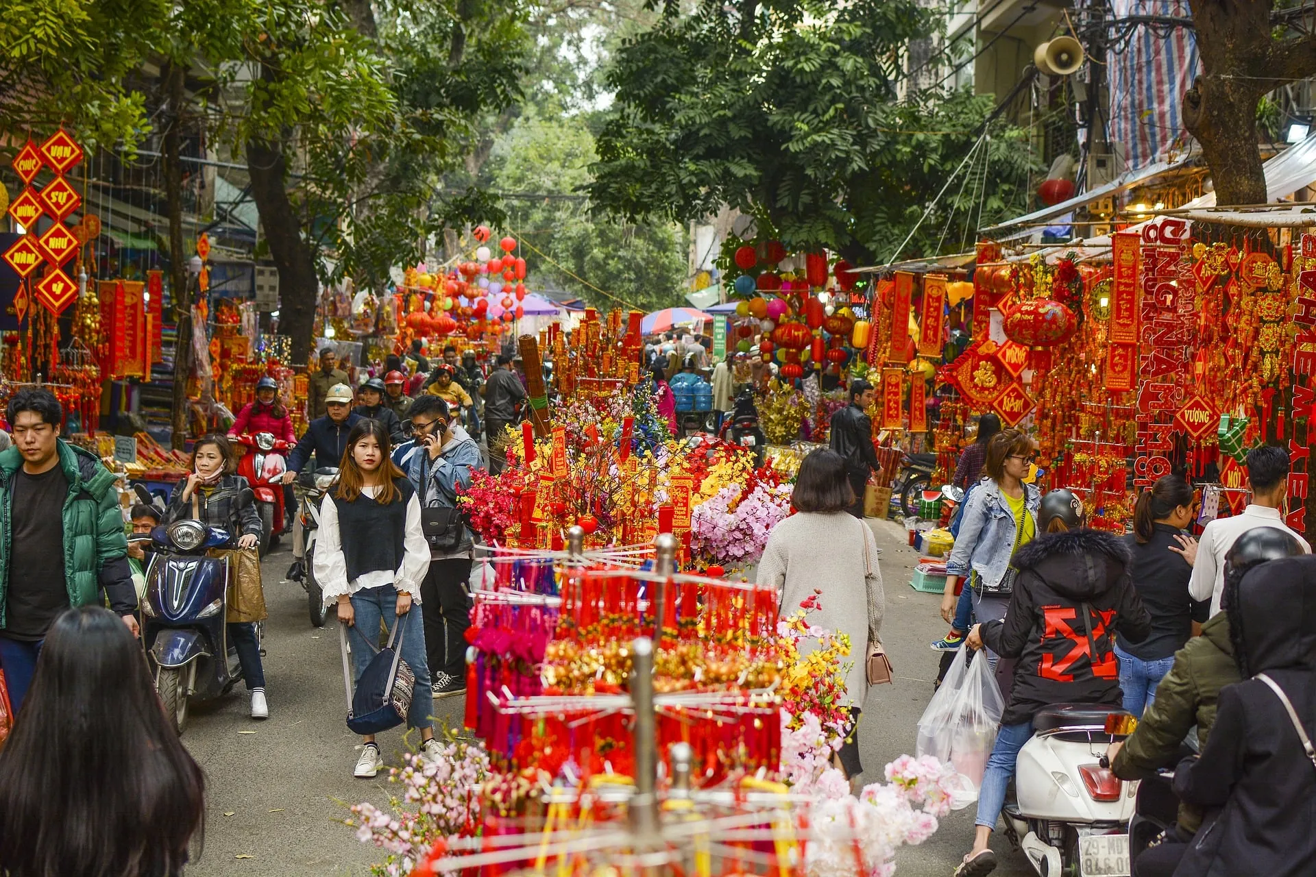 tet or new year celebration in Vietnam