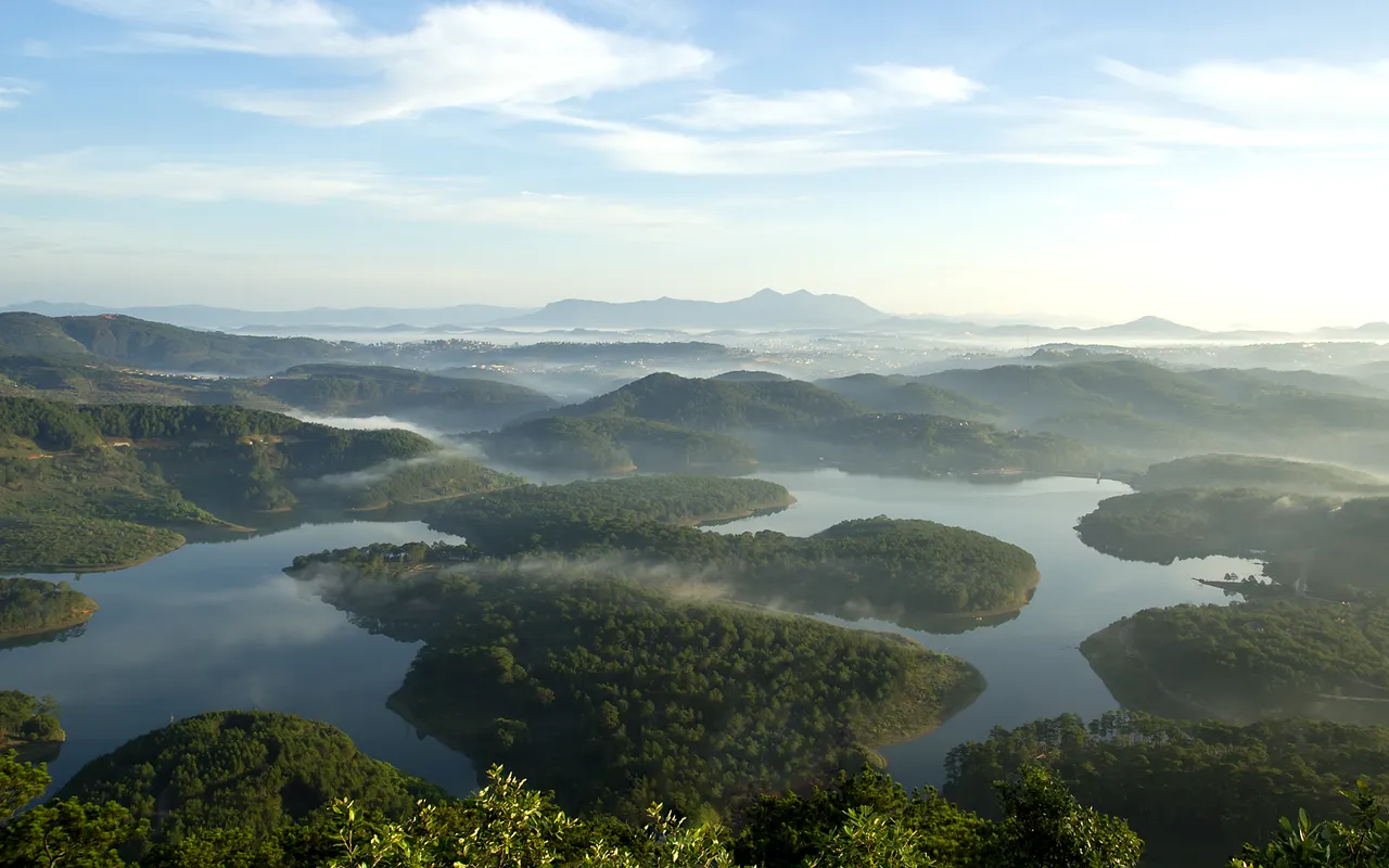 view of Tuyen Lam Lake