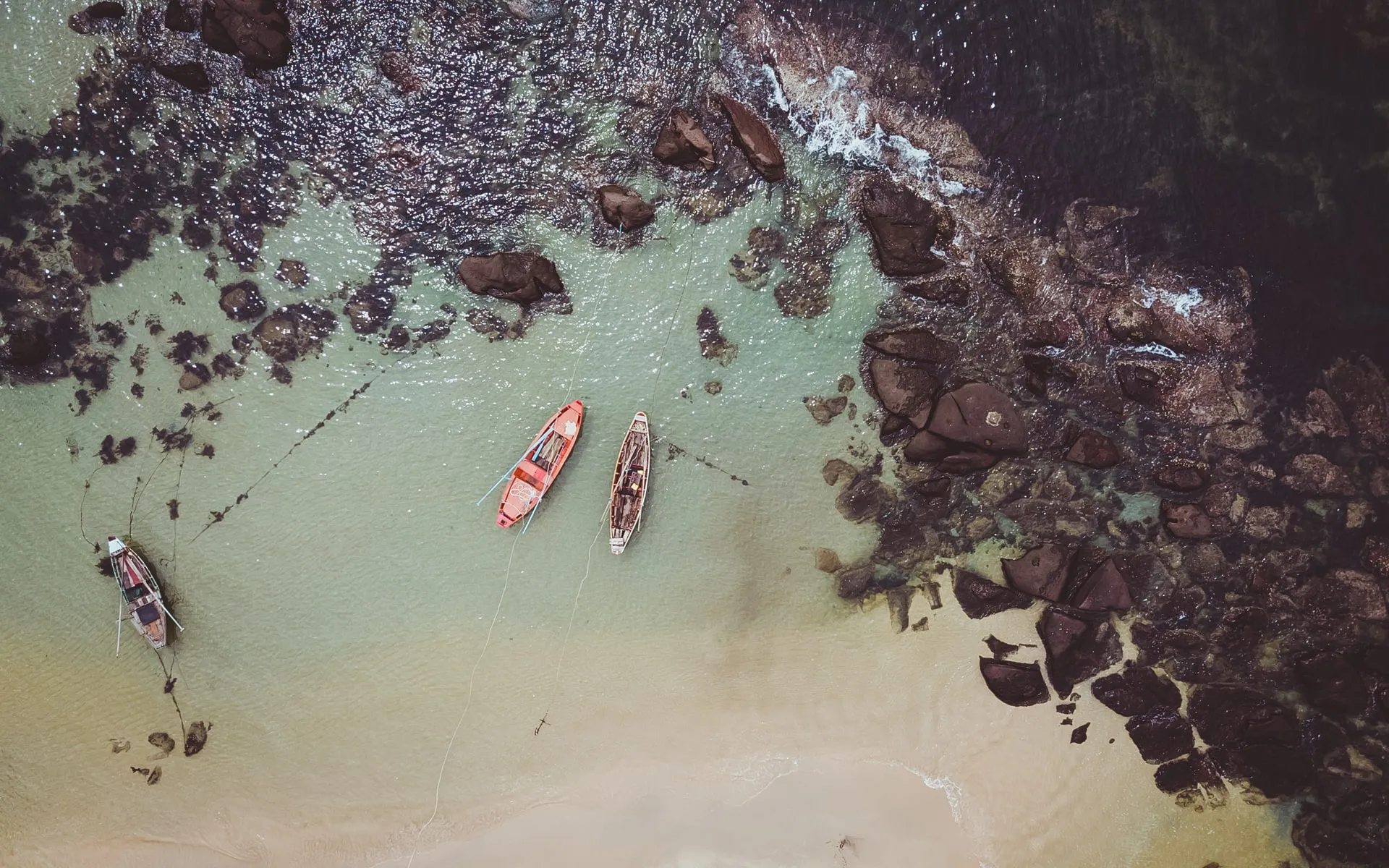 Small boat on Phu Quoc Island, Vietnam