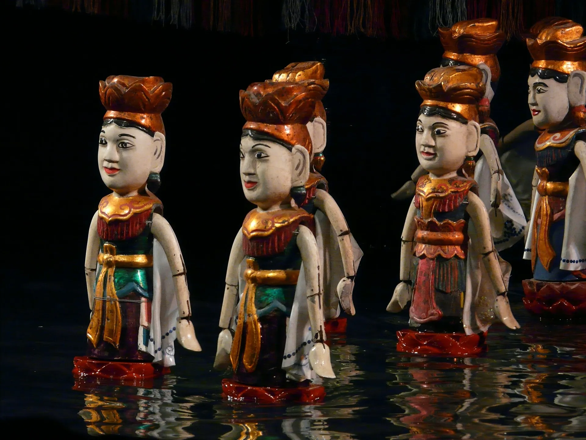 Water puppet show in Hanoi