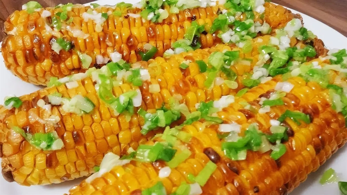 bắp nướng mắm nêm