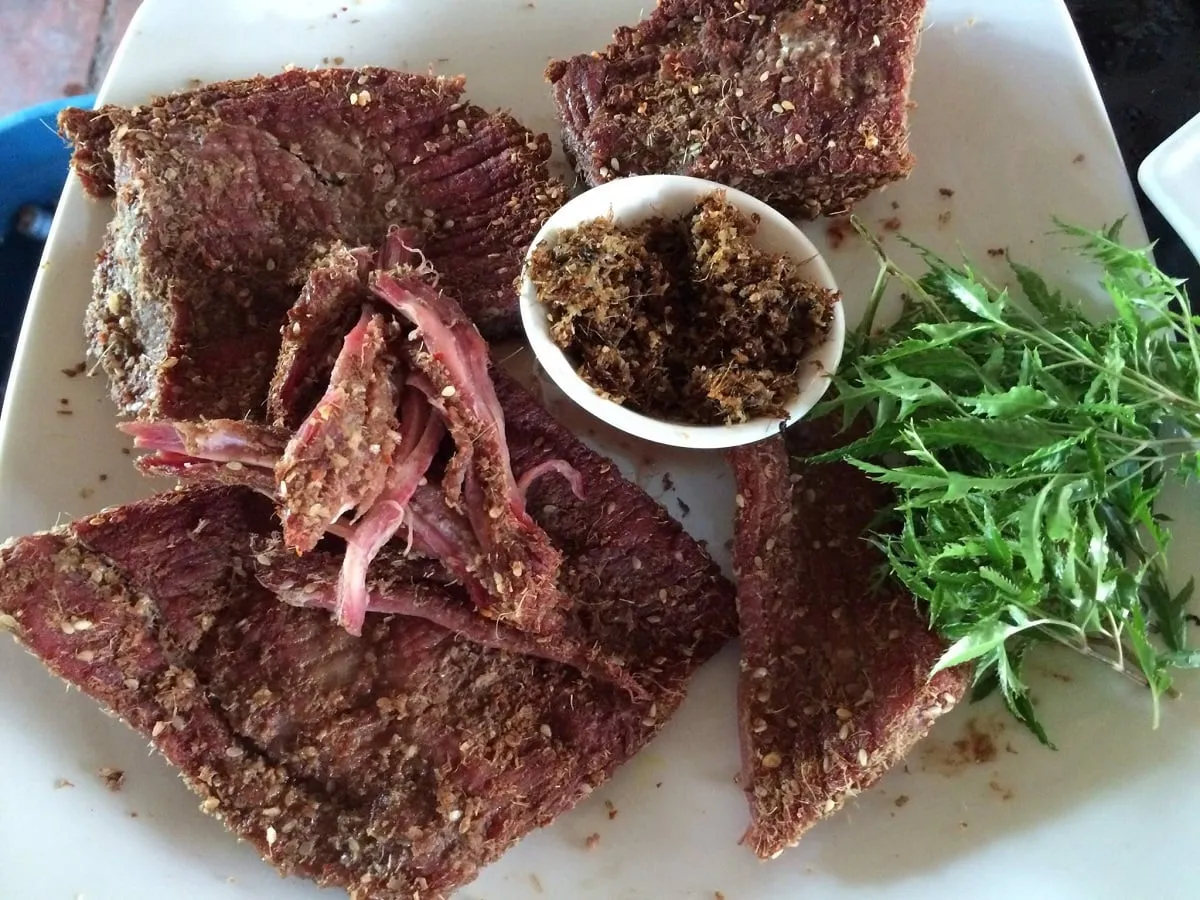 Bò một nắng Phú Yên