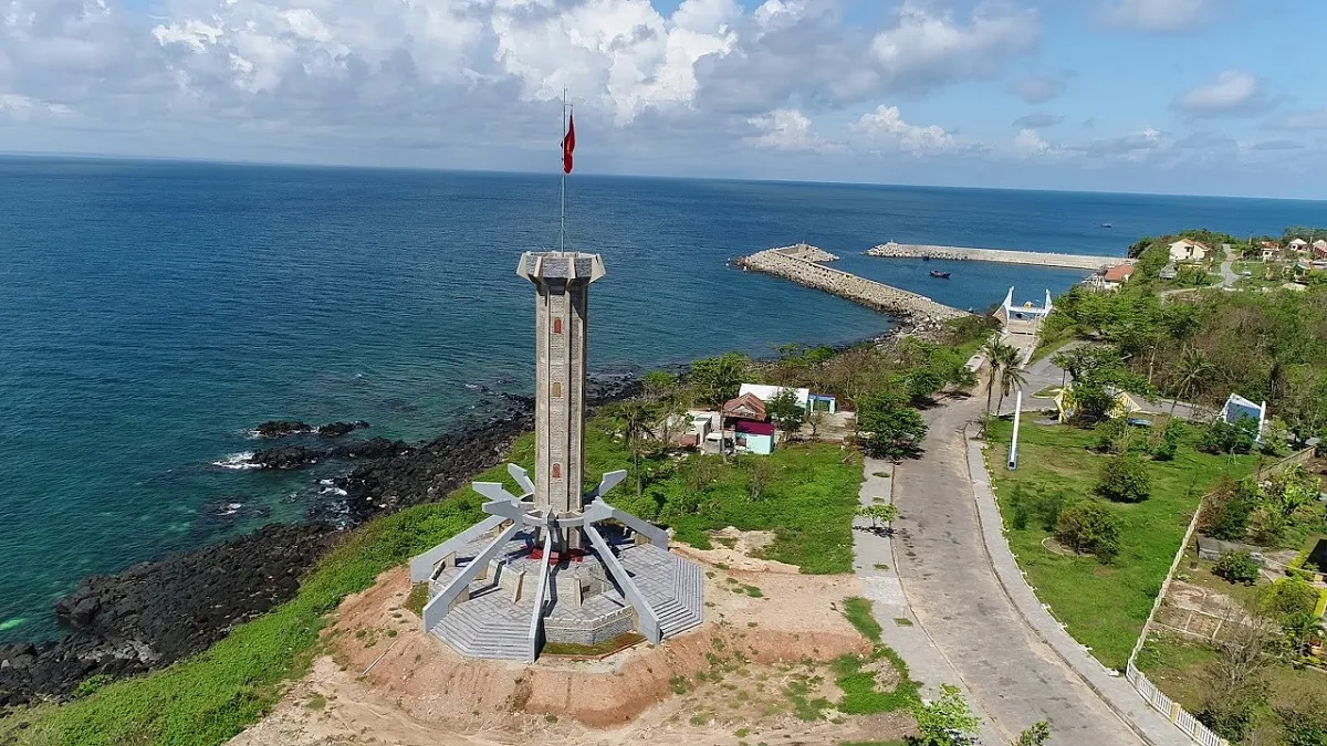 cột cờ trên đảo cồn cỏ
