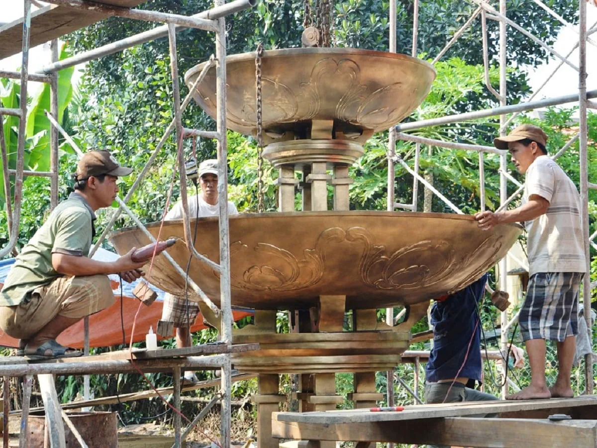 làng nghề đúc đồng Phước Kiều